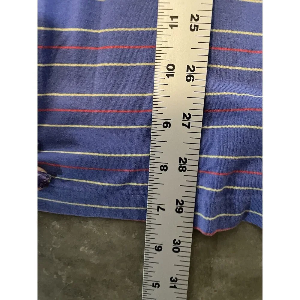 Polo Golf Ralph Lauren Men's‎ Polo Shirt 2XL Purple Striped Shirt Sleeve